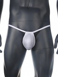 Мужские трусы стринги PUSH UP белого цвета Romeo Rossi RTRR1041-1